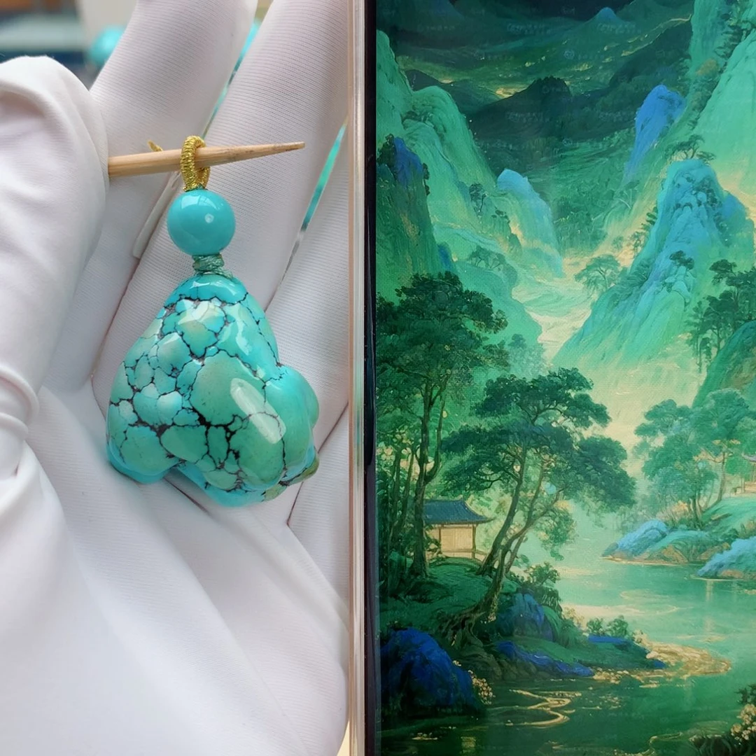 未镶嵌绿松石精品