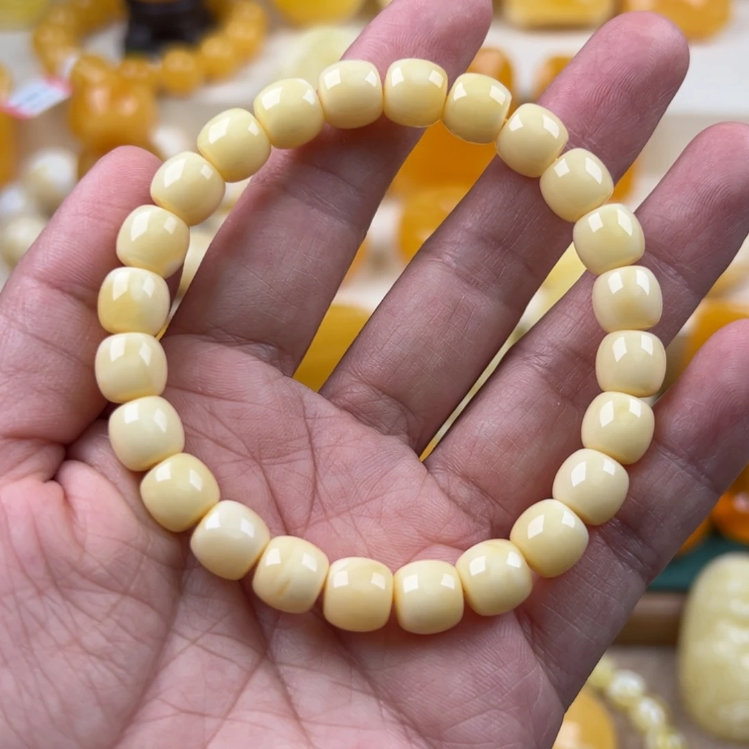 蜜蜡未镶嵌颈饰纯天然琥珀蜜蜡无优化
