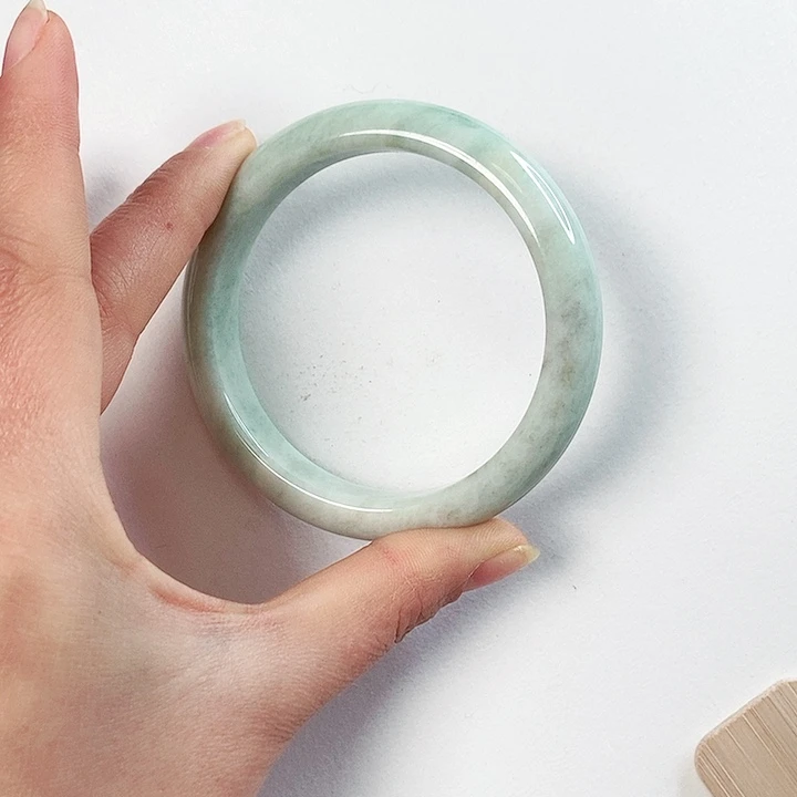 蓝田玉（蛇纹石化大理石玉）手镯未镶嵌