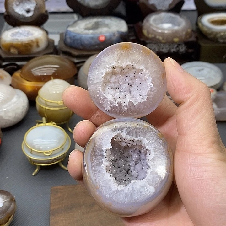 摆件未镶嵌紫晶聚宝盆