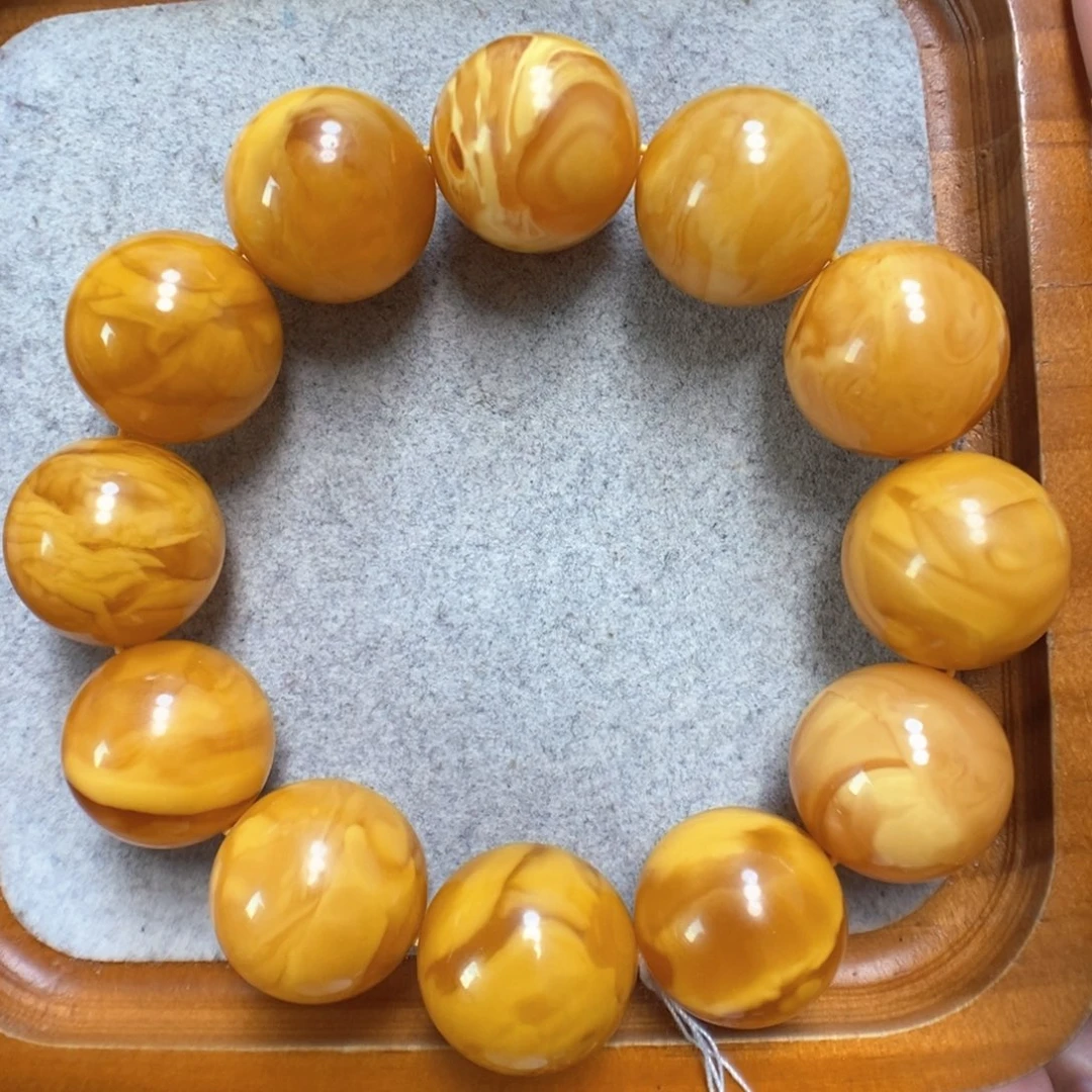 蜜蜡手串未镶嵌蜜蜡手串