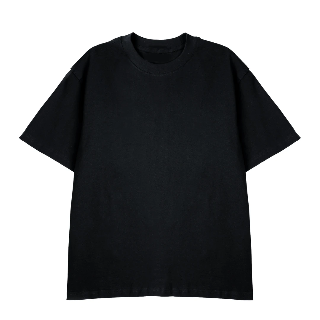 【23号-黄胶带】2025上新轻奢短袖纯棉休闲情侣圆领宽松潮流-160