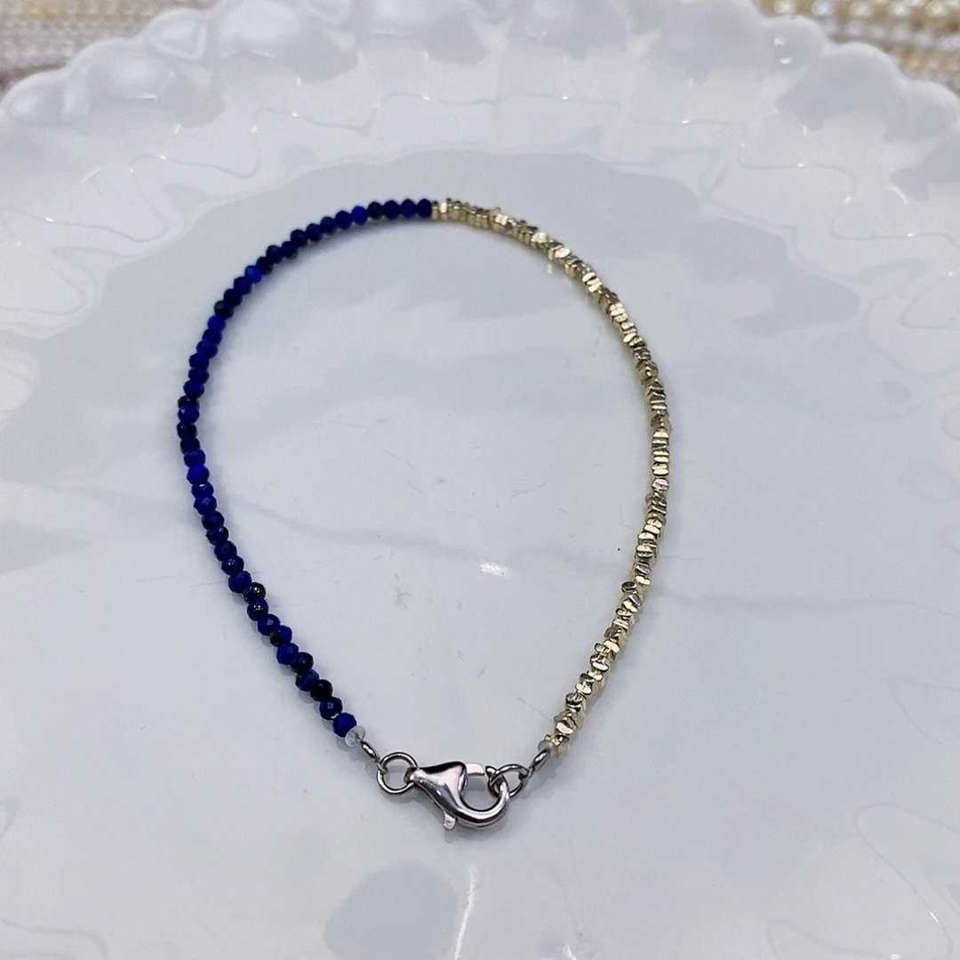 淡水珍珠特价不退换碎银子手链未镶嵌