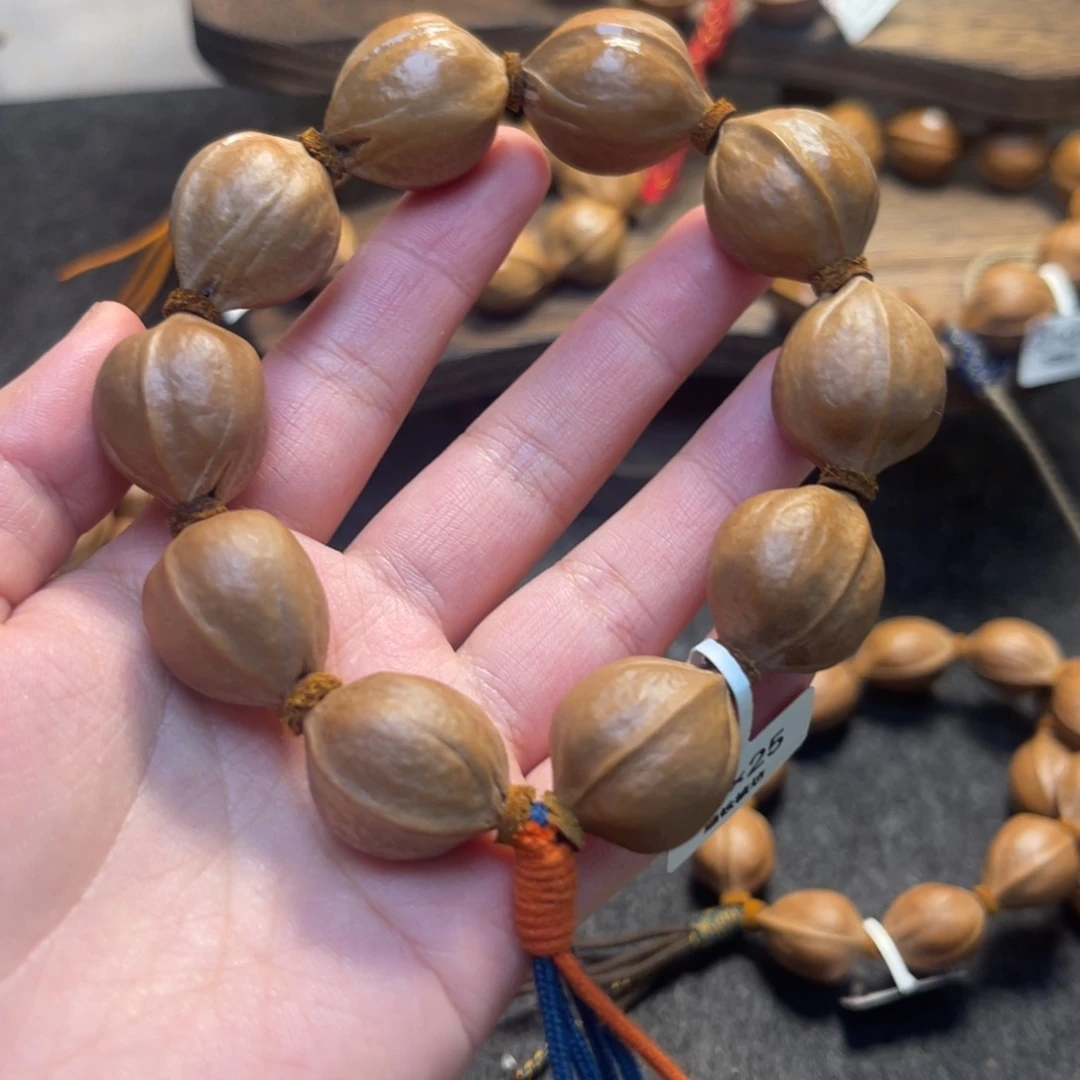 真***笑橄榄核手串/手链20.25梅林铁核