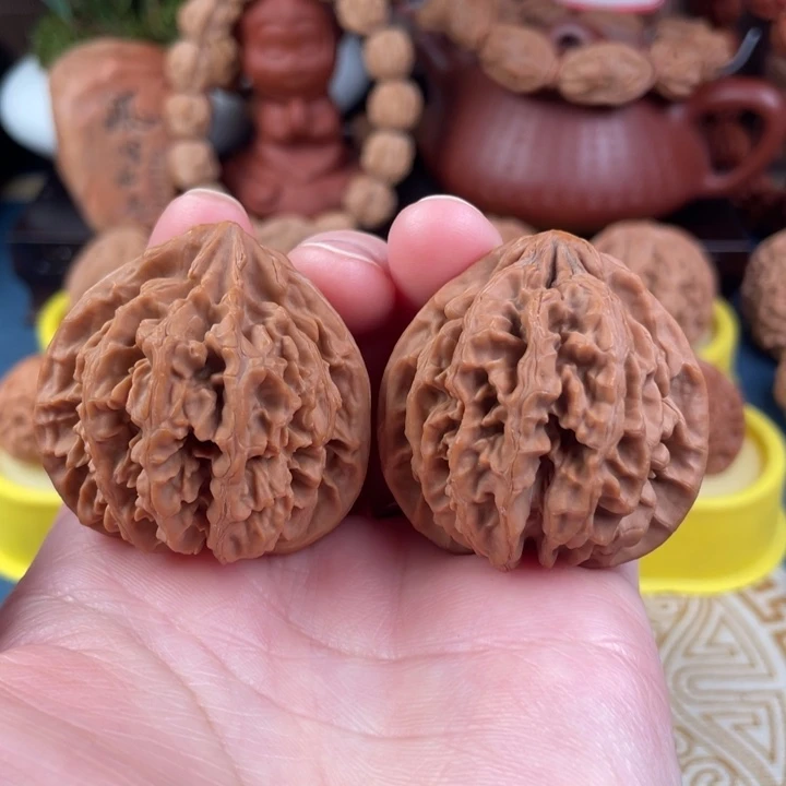 吊坠文玩核桃花王42