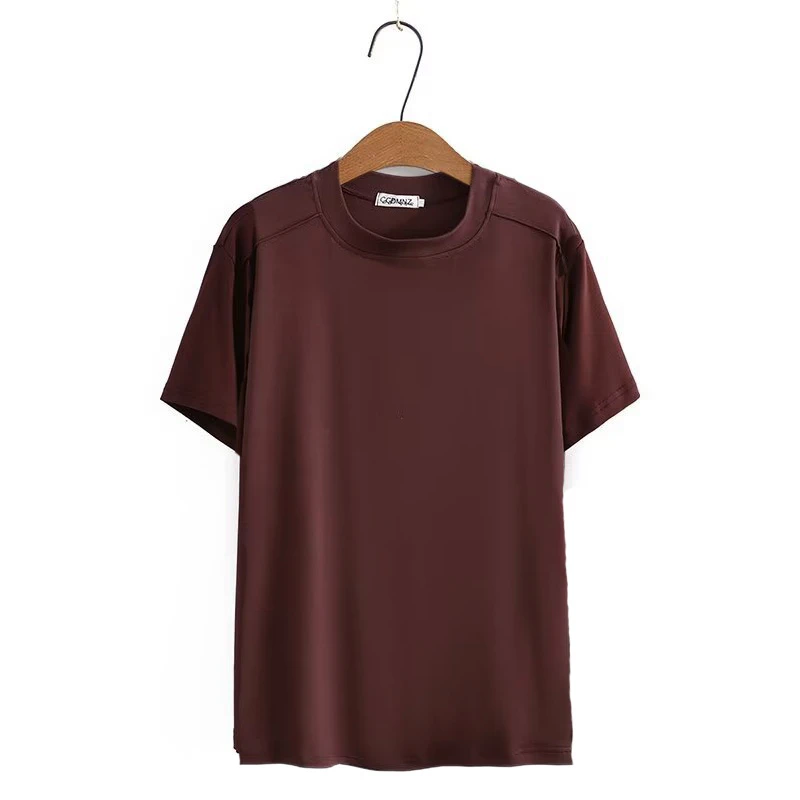 大码200斤短袖夏装显瘦休闲大码圆领春夏纯色遮肚上衣半袖t恤T恤