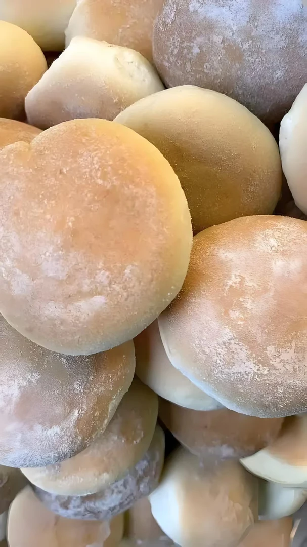 老式光头饼小面包怀旧传统糕点零食7080糕点纯手工
