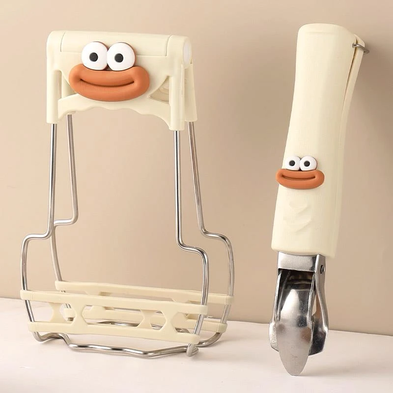 防烫夹取碗夹盘子菜盘夹蒸菜夹子厨房防烫盘夹碗神器硅胶隔热防滑