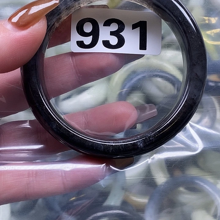 海***母蛇纹石玉未镶嵌手镯