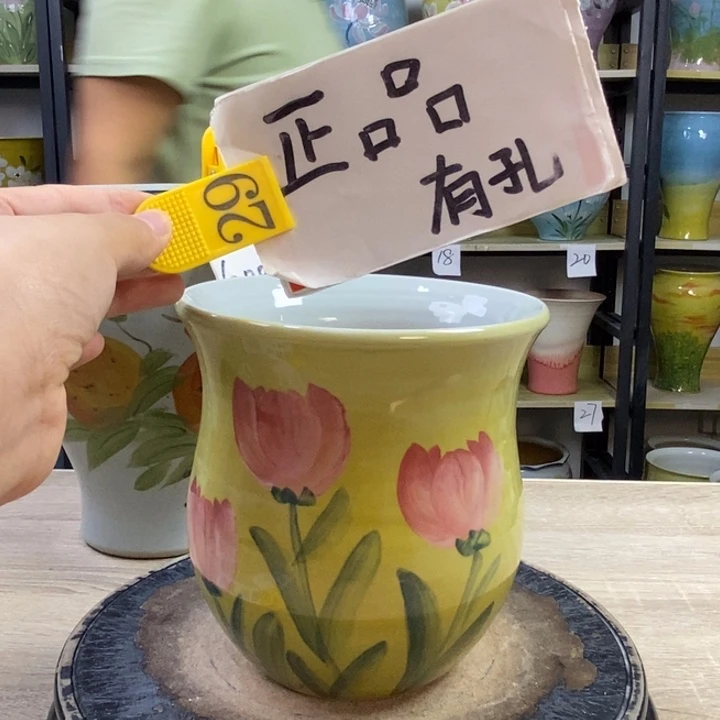 景德镇高温陶瓷花盆