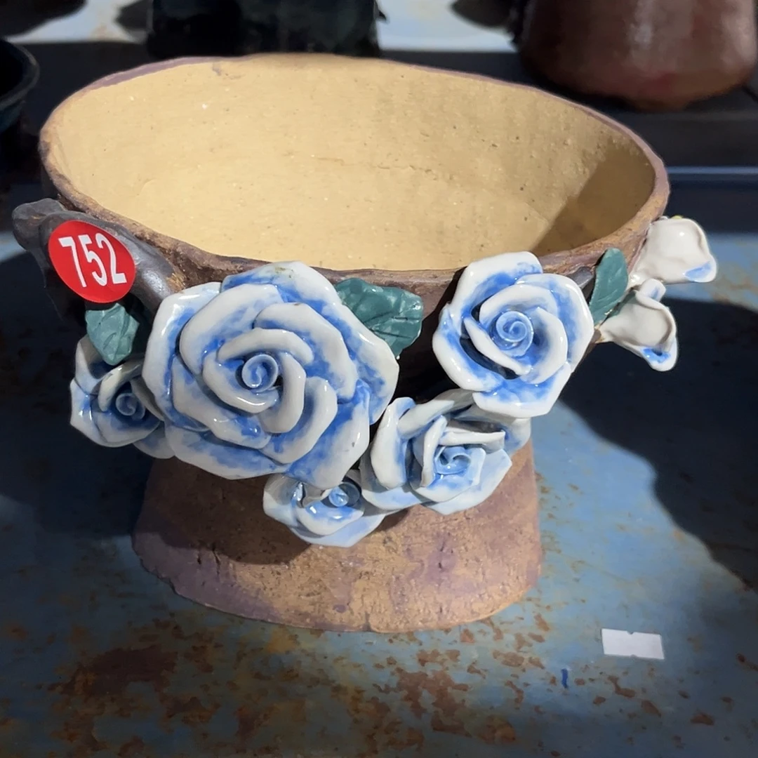 752 号陶然花器手工花盆