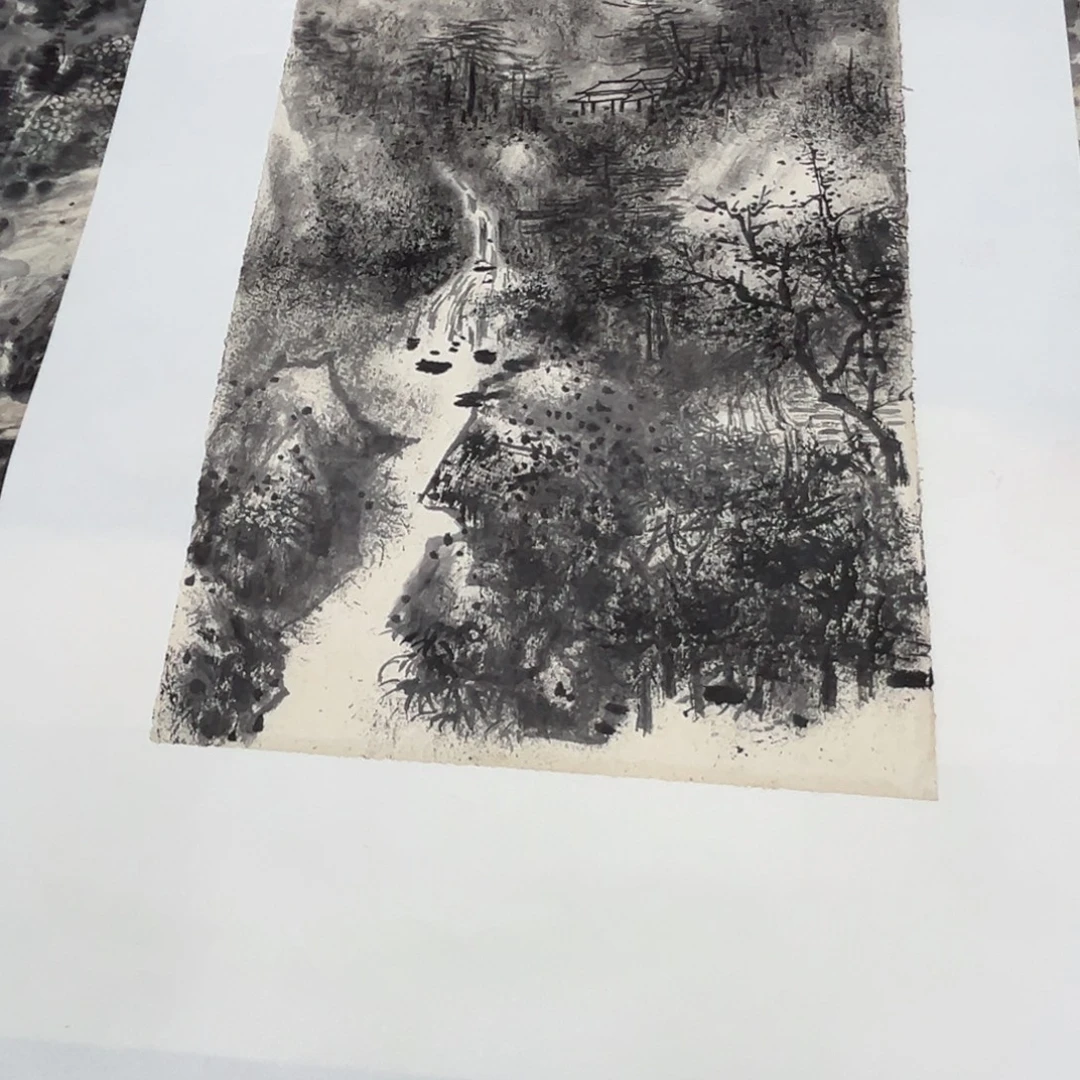 天***人国画绘画作品多次参加全国