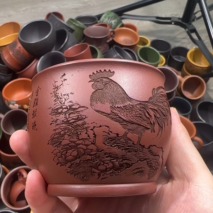 茶杯紫砂全手工紫砂