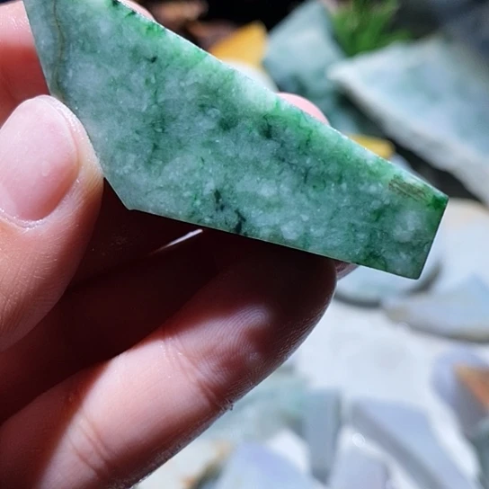 翡翠散珠边角料415