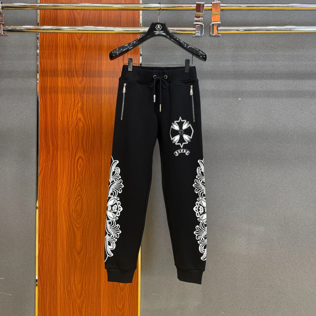 PLIPHPP PLEPN正品PP 高级烫钻经典时尚百搭秋冬休闲厚卫裤K5535