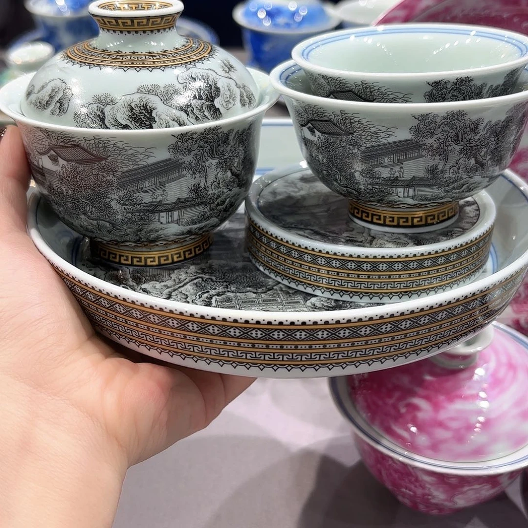 瓷片景德镇瓷器精品展示