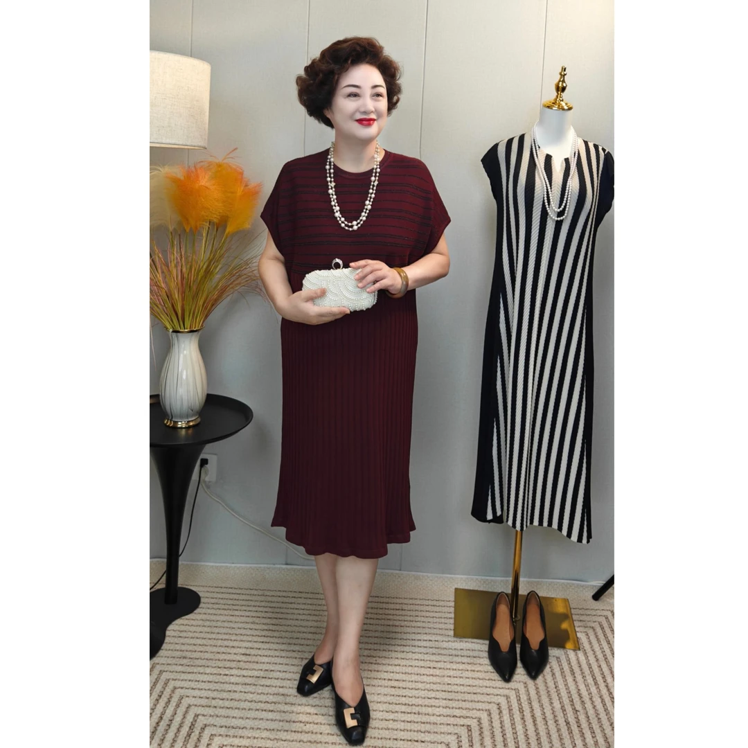 连衣裙显瘦气质长裙时尚夏季拼接女装