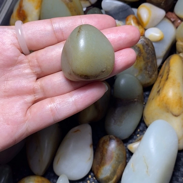 和田玉未镶嵌挂件12