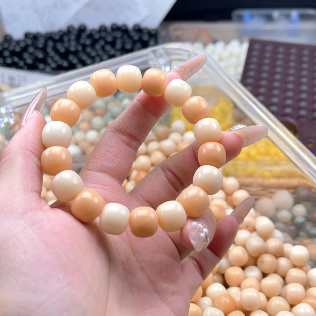白玉菩提吊坠z12.5mm50颗 福利不售后干磨