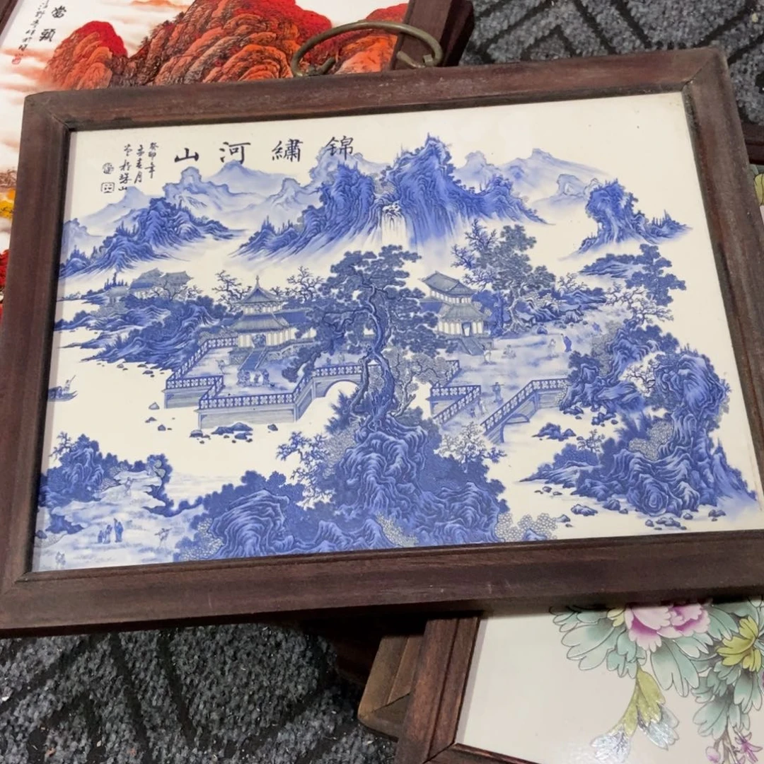 摆件景德镇陶瓷瓷板画