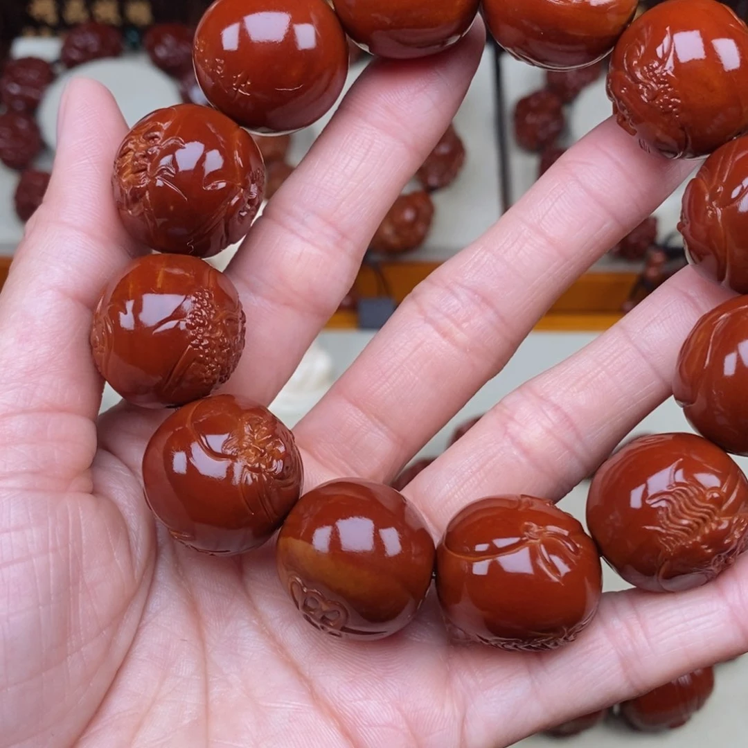 橄榄核吊坠土*十八罗汉