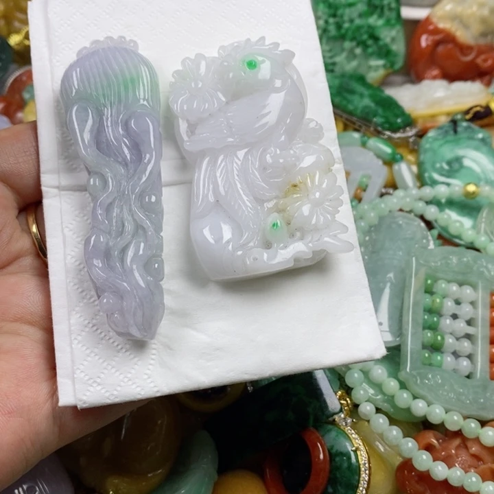 翡翠吊坠(不含链)未镶嵌正****2