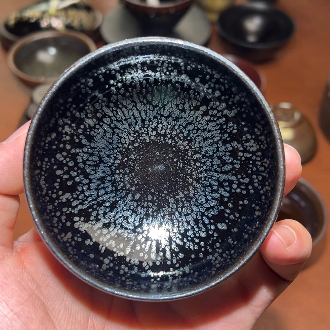 茶盏黄俊杰电烧主人杯建窑建盏茶盏