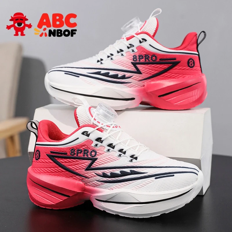 ABC NBOF童鞋男童鞋春秋款2025新款网面透气跑步鞋女孩儿童运动鞋
