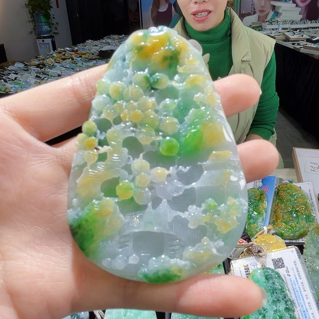 颈饰未镶嵌翡翠翡翠