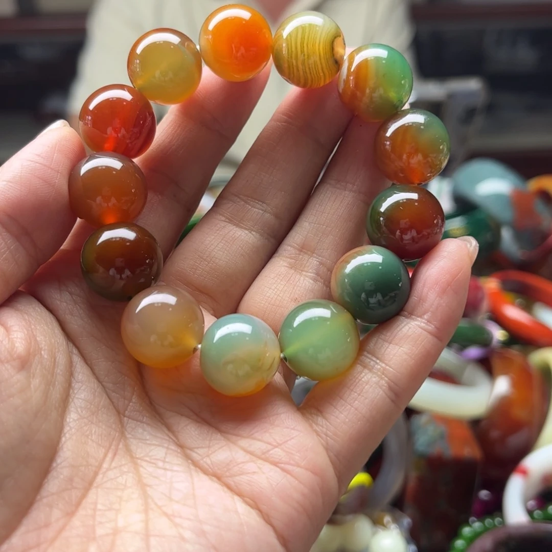 玛瑙/玉髓手链未镶嵌