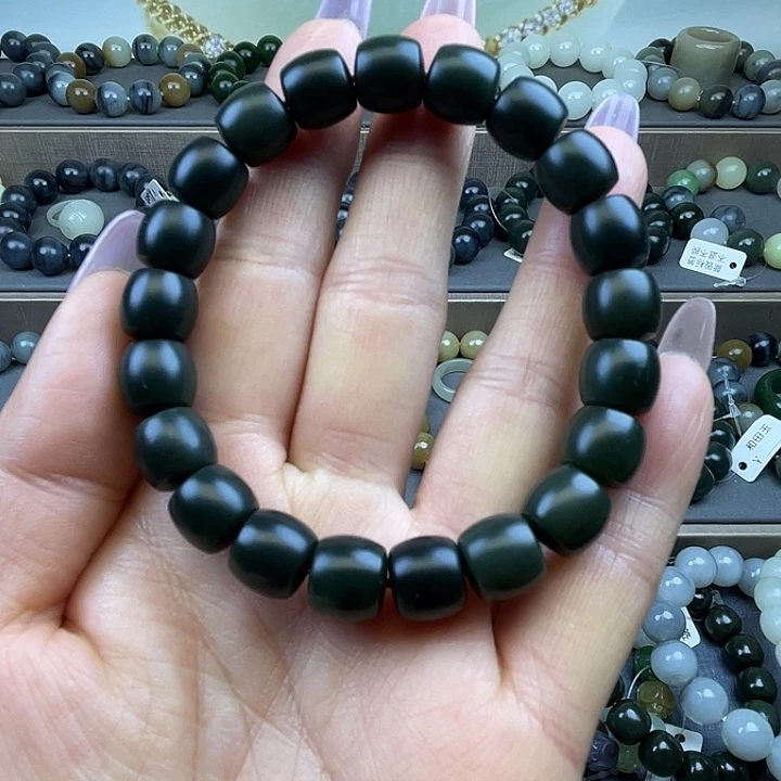 和田玉未镶嵌手链