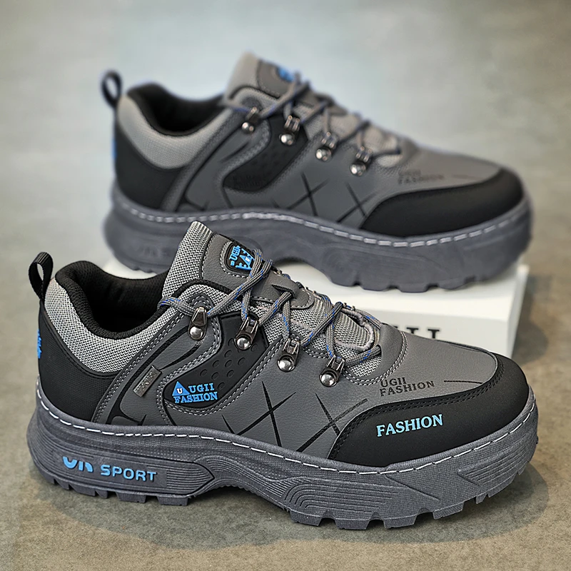 登山男鞋2025新款夏季透气户外运动防滑耐磨男士大码46工作劳保鞋