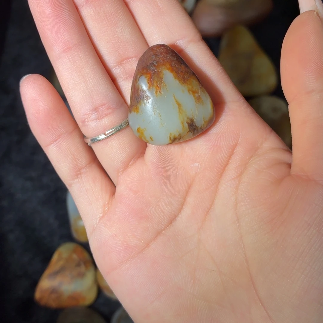 和田玉未镶嵌挂件17.1