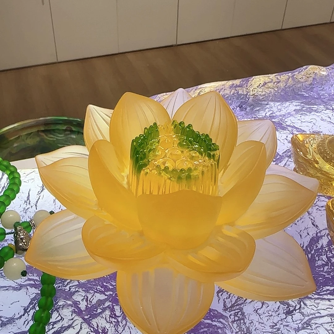 琉璃手工艺品大莲花