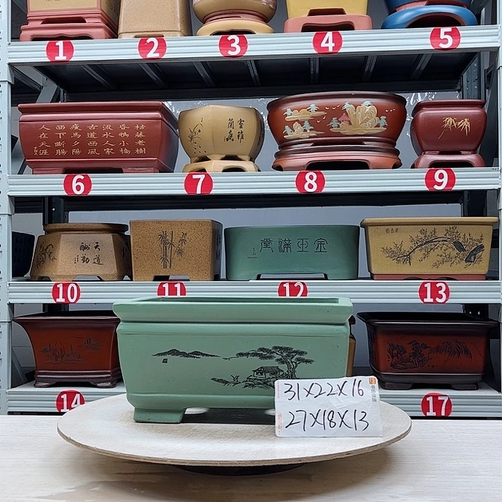 紫砂花盆紫砂花盆