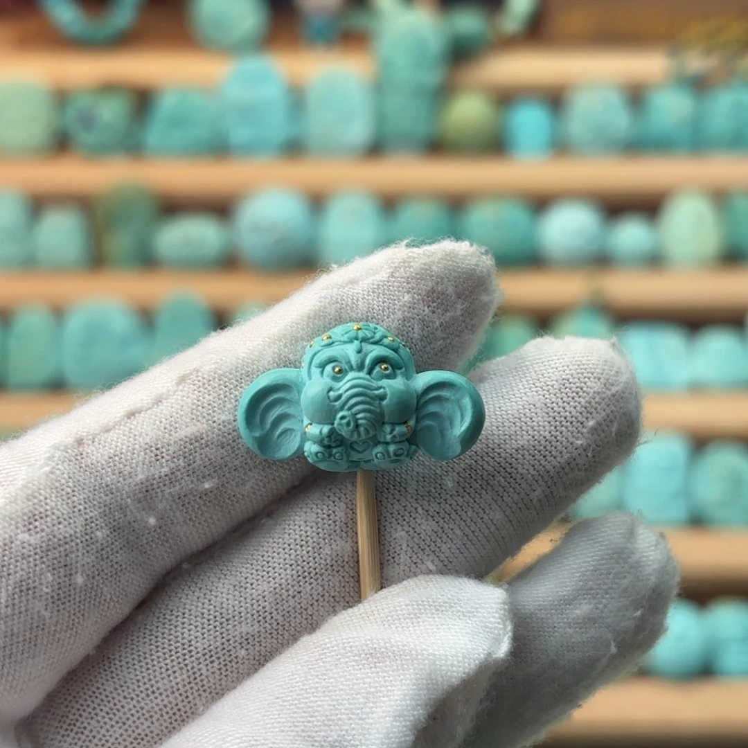 绿松石未镶嵌配饰