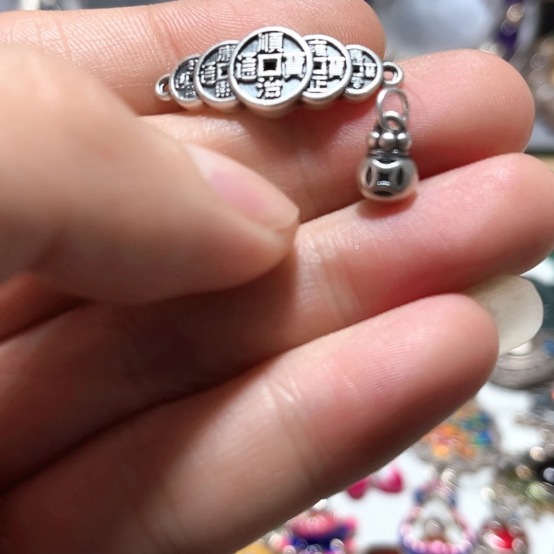 吊坠足银珐琅两件