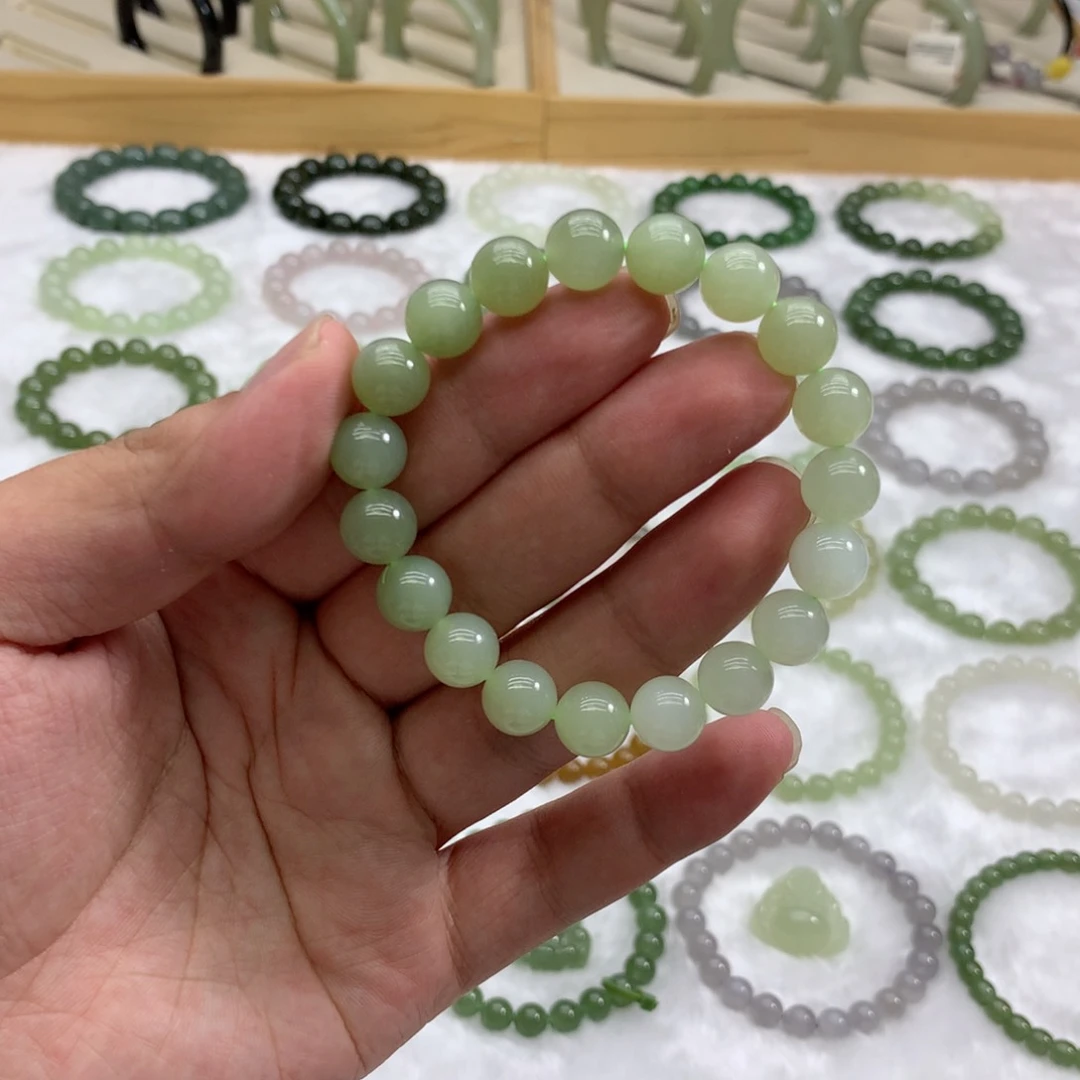 未镶嵌手串和田玉（渐变10）