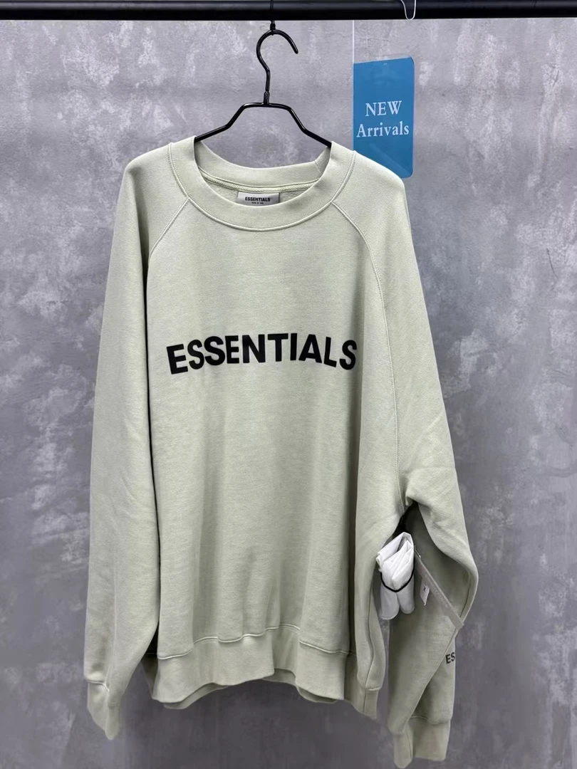 99新 ESSENTIALS TURBO 微瑕20款sage圆领卫衣 面料有黄斑 Xl码