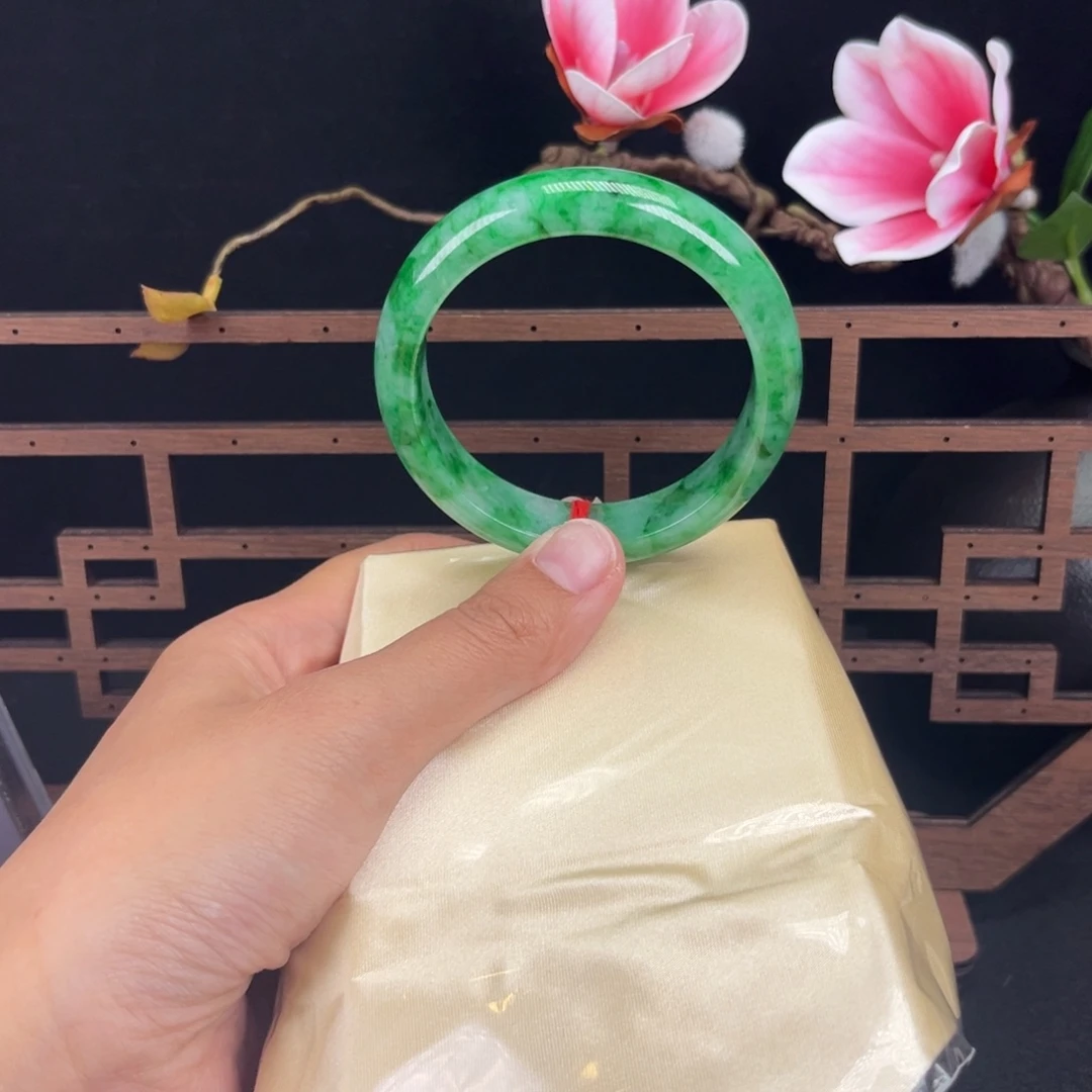 翡翠未镶嵌手镯正圈序号3