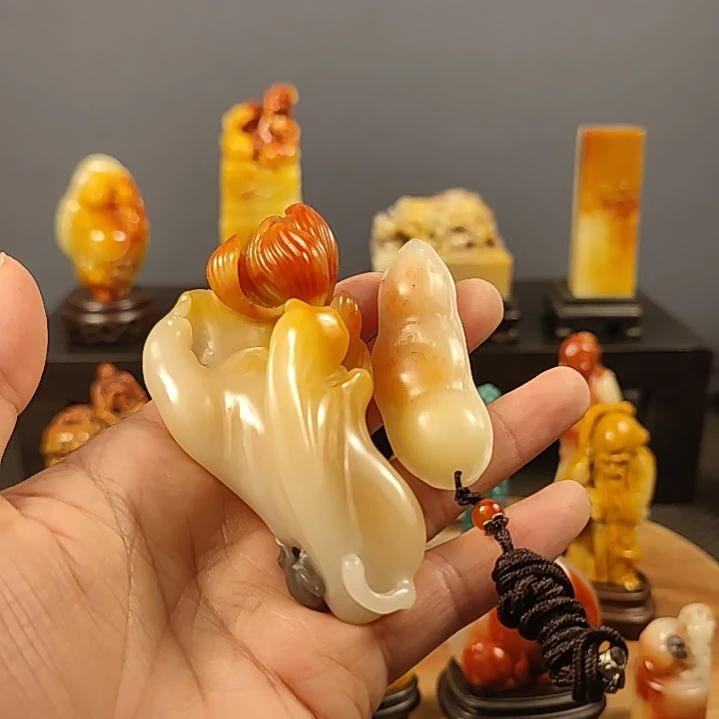 寿山石藕*摆件摆件摆件