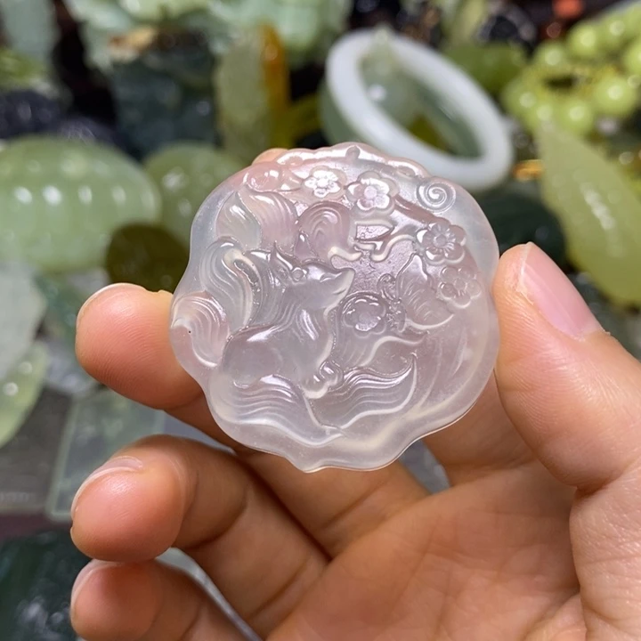 岫玉未镶嵌岫玉挂件