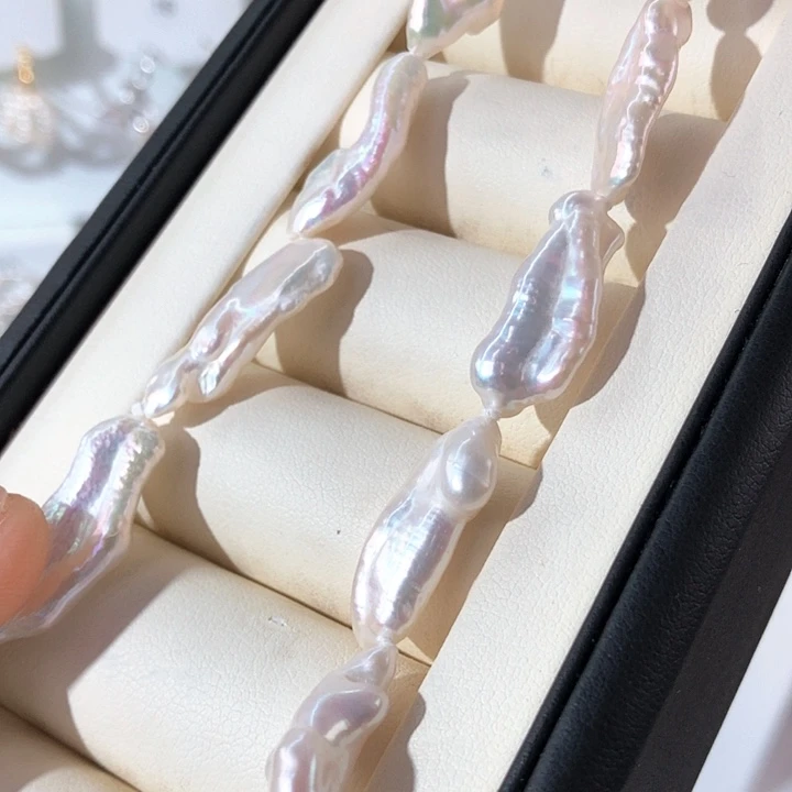 银S925镶嵌淡水珍珠项链是****吖