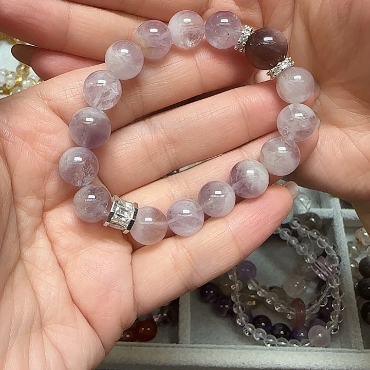 未镶嵌水晶手串天然