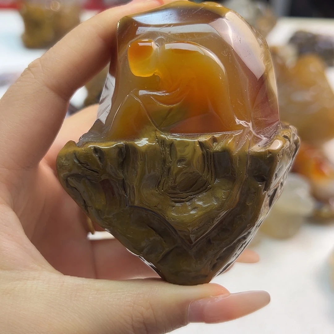 玛瑙/玉髓合金颈饰