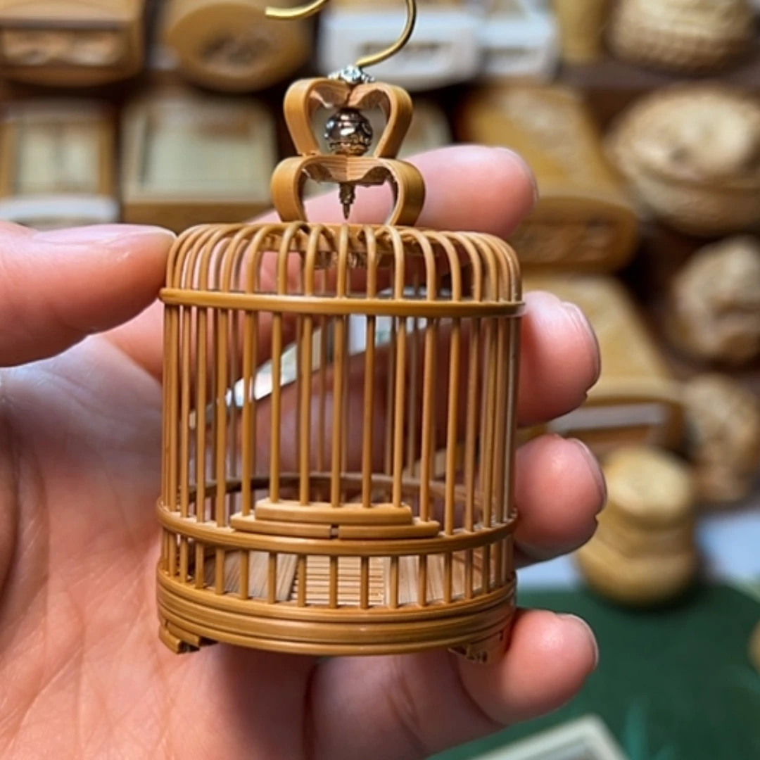 【闪购商品】竹雕笼子