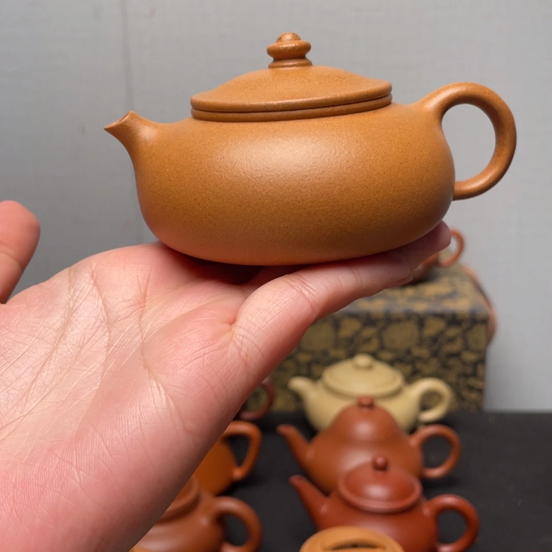 壶紫砂全手工黄金段