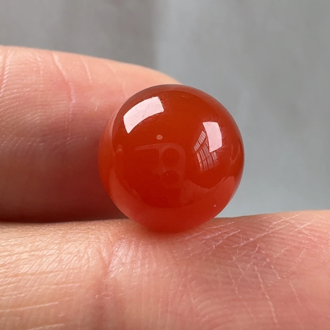 南红玛瑙未镶嵌圆珠10.4