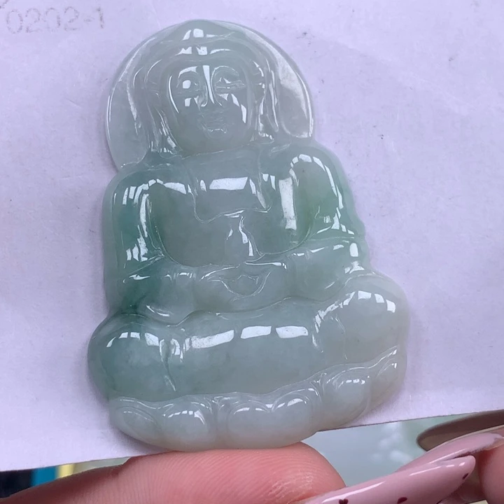 颈饰未镶嵌翡翠观音