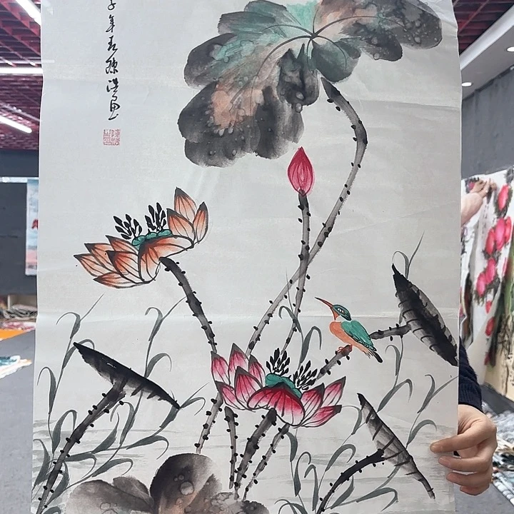 国画无毛或被短柔或